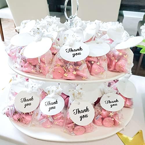 G2PLUS 100PCS Round Gift Tags with String, 2.2 Inch Blank White Paper Tag - Image 5