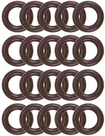 uxcell Fluorine Rubber O-Rings 7mm OD 4mm ID 1.5mm Width, Metric FKM Sealing Gasket, Pack of 20 by uxcell