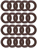 uxcell Fluorine Rubber O-Rings 7mm OD 4mm ID 1.5mm Width, Metric FKM Sealing Gasket, Pack of 20 by uxcell