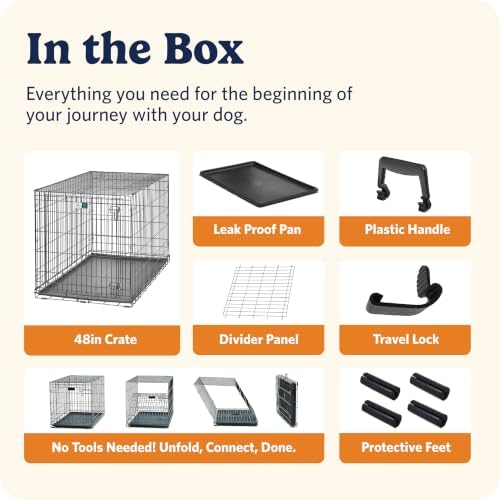 LifeStages by MidWest 48-Inch Single Door Crate, XL Breeds, 90-110 lbs - Image 4