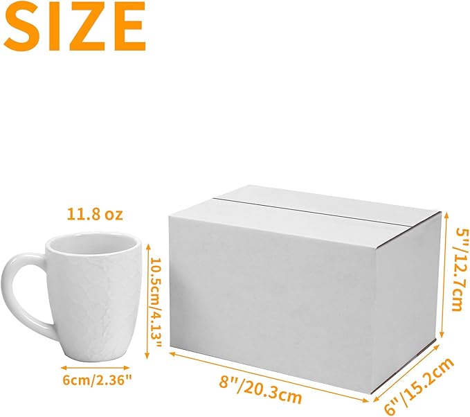 PETAFLOP 8x6x5 Shipping Boxes Set of 25, Small White Cardboard Mailer Box - Image 2