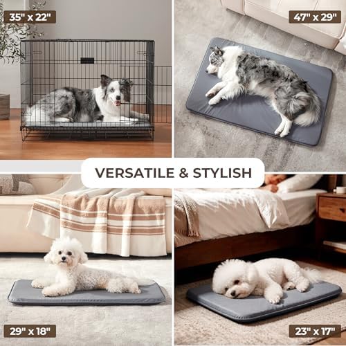 Waterproof Cooling Dog Crate Pad for Medium Dogs Indoor Outdoor - Image 4