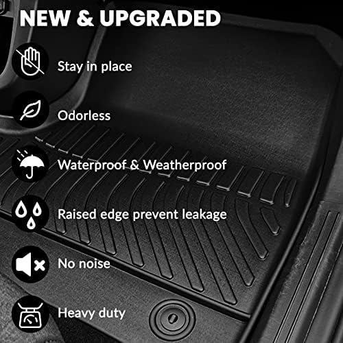 AUXKO All Weather Floor Mats for Honda Accord 2018-2022 Gas & Hybrid - Image 6