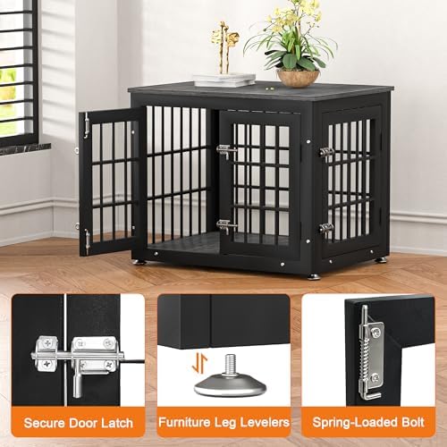 rehomerance 26" Heavy Duty Dog Crate Furniture for Small Dogs - Image 5