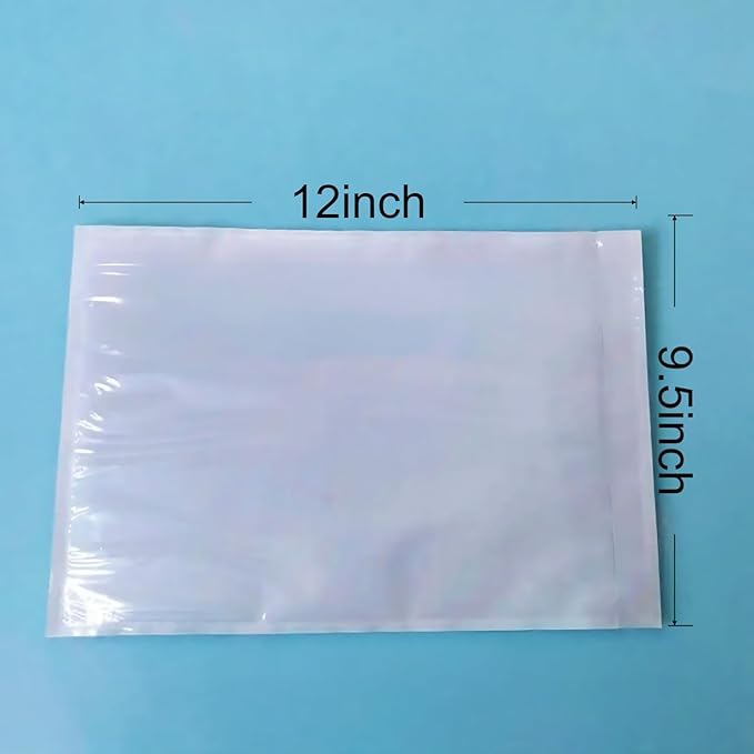 200PCS 9.5" x 12" Self-Adhesive Packing List Envelopes, Plastic Waterproof - Image 6