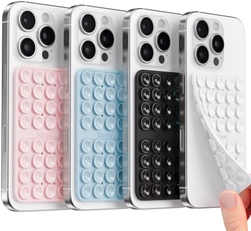 Klearlook 4PCS Silicone Double Sided Suction Cup Phone Case, Combination A by KlearlookMaximizedClarity