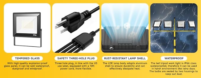 TOPRATED Plug In Led Work Light - Image 9