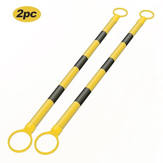 RoadHero 2 Pack 4 FT to 6.9 FT Retractable Cone Bar, Expandable Traffic Cone - Image 2