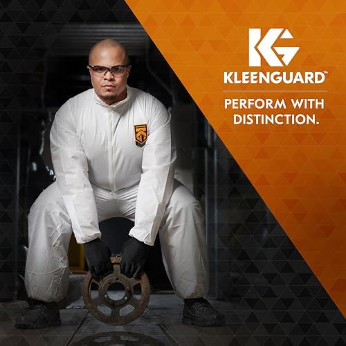 Kleenguard A30 Breathable Splash and Particle Protection Coveralls (46115), REFLEX Design, Hood, Zip Front, Elastic Wrists & Ankles (EWA), White, 2XL, 25 / Case - Image 3