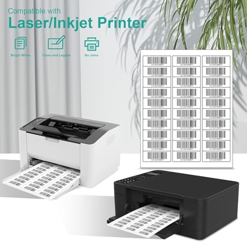 MFLABEL Address Label, 1" x2-5/8 Mailing Sticker, 30-UP White Shipping Labels for Inkjet or Laser Printer, 30000 Sticker Labels (1000 Sheets), 30 Label per Sheet - Image 5