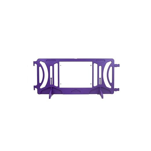 Billboard Barricade 42x96 Plastic Pedestrian Barricade- Purple by OTWSafety
