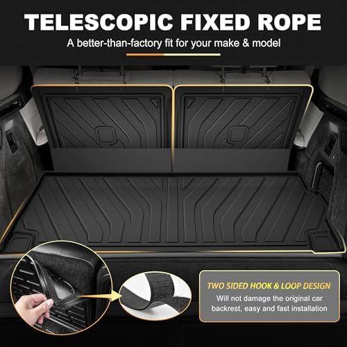 Floor Mats 7 PCS for BMW X7 2019-2026 2027 (ONLY for 2nd Row Bench Seats) - Image 5