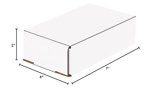 Box USA Small Shipping Boxes 7"L x 4"W x 2"H, Gifts or Bulk Business Orders - Image 9