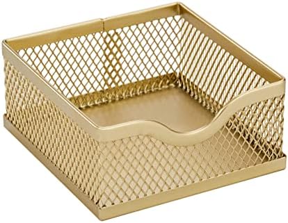 Annova Mesh Desk Organizer Office with 7 Compartments + Drawer/Desk Tidy Candy/Pen Holder/Multifunctional Organizer (Gold) - Image 5
