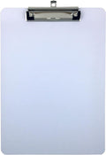 Clipboard Dry Erase Surface 9'' x 12.5'' Letter Size Low Profile Clip by Trade+Quest+Global+Corp