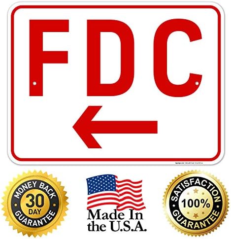 FDC Left Arrow Sign, - Image 5