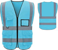 Personalized High Reflective Safety Vest Custom Hi Vis Safety Vest Men Women by SSYCWRSV