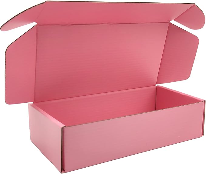 Small Pink Shipping Boxes for Small Business Pack of 25-7x5x2 inches Cardboard - Image 3