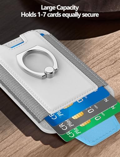 for Magsafe Wallet with Grip, 6-Card Holder; Stronger Magnetic Phone Wallet - Image 2