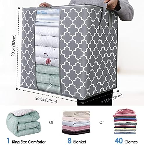 Storage Bags 8 Pack 100L Clothes Organization and Storage Containers - Image 2