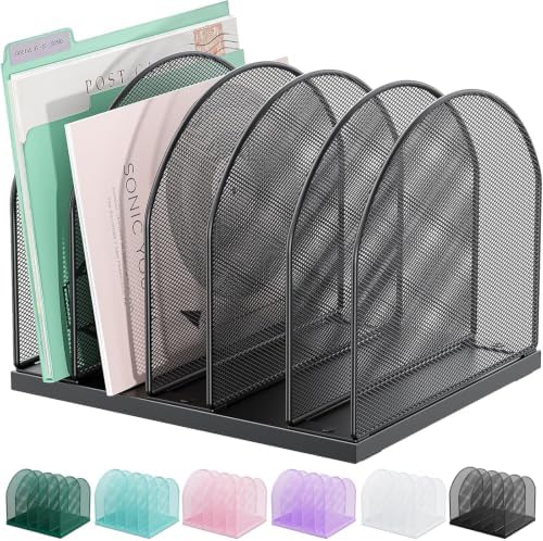 gianotter Desktop File Organizer with 5 Compartments by gianotter