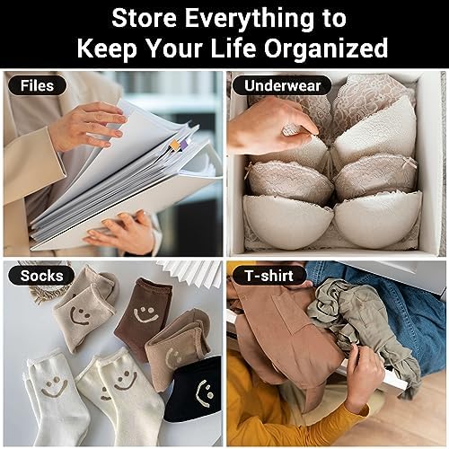 Packaging Bags, 5 Sizes 12x16" 10x13" 8x10" 12x8" 10x7" Pack of 50, 3 Mil Thick Plastic Shipping Bags for Business Clothing Packing Craft & Hobby Storage, Frosted, with Vent Hole - Image 5