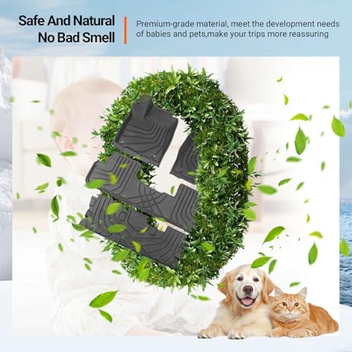 powoq Floor Mats Cargo Mat Compatible with 2014-2019 Toyota Highlander - Image 6
