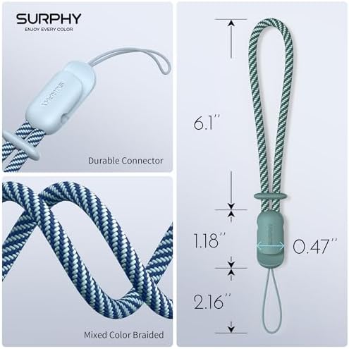 SURPHY 2 Pack Phone Lanyard, Phone Wrist Strap for Case, Camera Wrist Strap - Image 3
