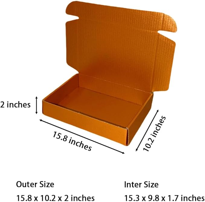 20 Pcs 15.8 x 10.2 x 2 inches Shipping Boxes - Image 2
