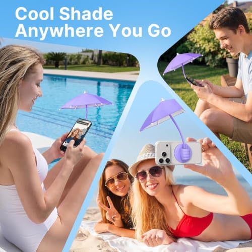 Phone Umbrella for Sun Shade Magnetic Thumbs Up Anti-Glare Umbrella - Image 3