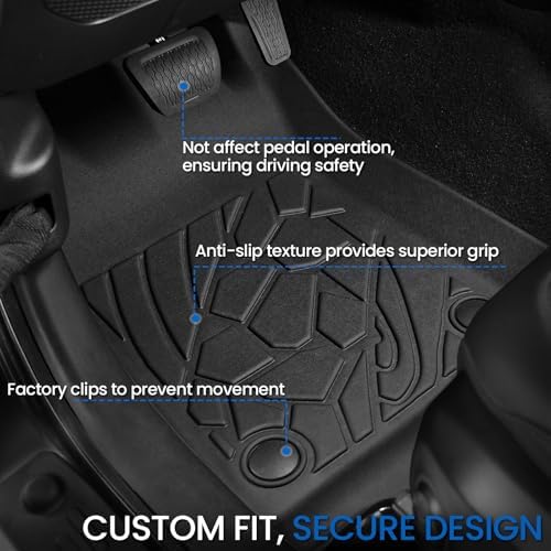Floor Mats for Jeep Wrangler JL 4XE 2021-2025 (Not fit JK/Gas) - Image 3