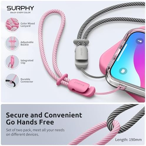 SURPHY 2 Pack Phone Lanyard, Phone Wrist Strap for Case, Camera Wrist Strap - Image 4