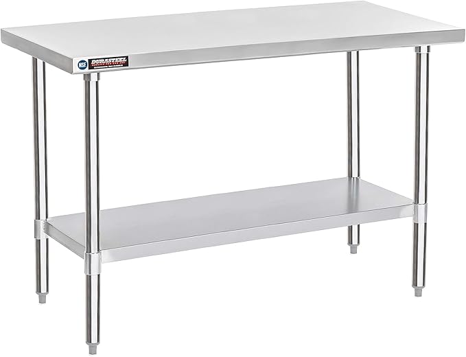 DuraSteel 30x60 Stainless Steel Work Table by DuraSteel