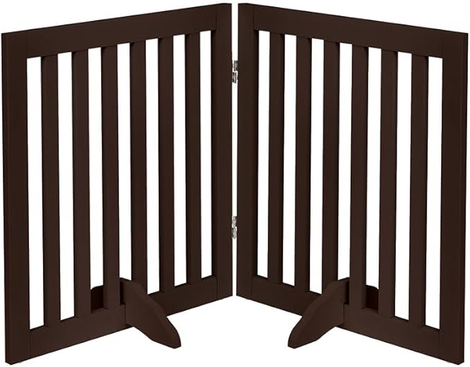 unipaws 24”H Free Standing Pet Gate by unipaws