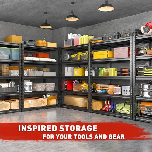 REIBII 72" H Garage Shelving Load 2500Lbs for Homeowners and Commercial Use - Image 3