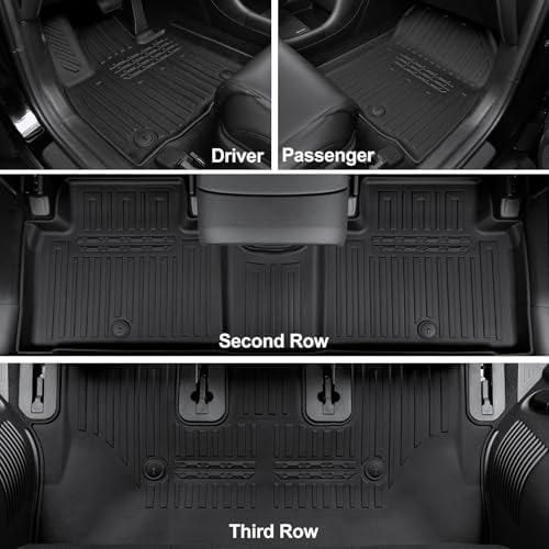 Floor Mats for 2026 2027 Hyundai Palisade 7/8 Seat (Only Gas) - Image 2