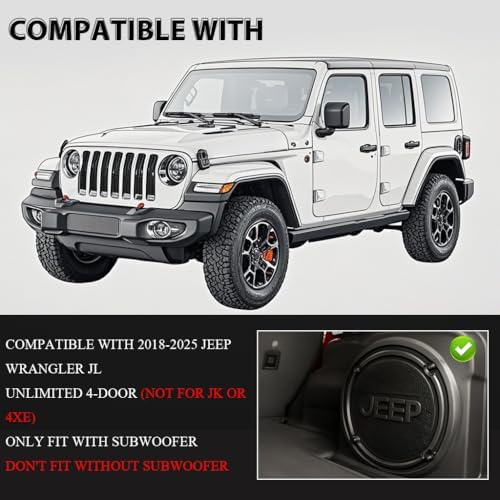 G-PLUS TPE Floor Mats Fit 2018-2024 Jeep Wrangler JL Unlimited 4-Door - Image 2
