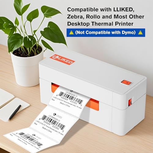 LLIKED 3"x2" Removable Labels 700 Thermal Labels with No Residue - Image 6