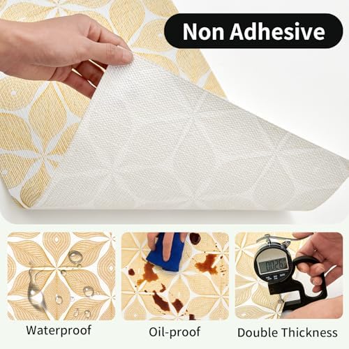 Shelf Liners for Kitchen Cabinets 23.6in x 20FT Non Adhesive Cabinet Liner - Image 3