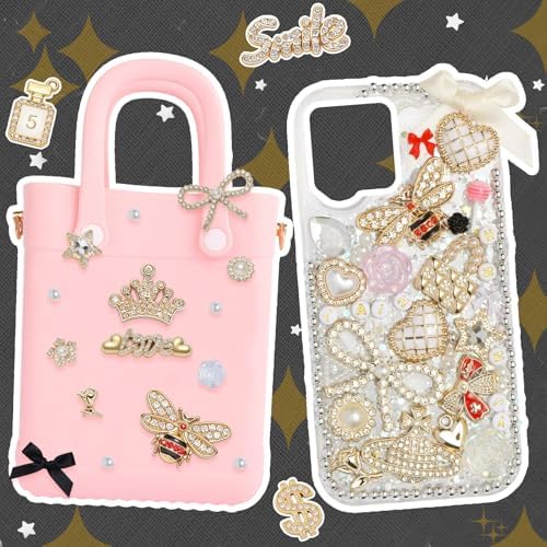 EIiovcnya 2380 Pcs Junk Case Charms Kit - DIY Phone Charms & Nail Art - Image 5