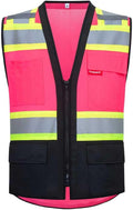 ProtectX 6 Pockets High Visibility Safety Vest by ProtectX