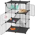 VISCOO Cat Cage(for Kitten), 3-Tier DIY Catio Cat Enclosures, 24"x16"x 36" by VISCOO