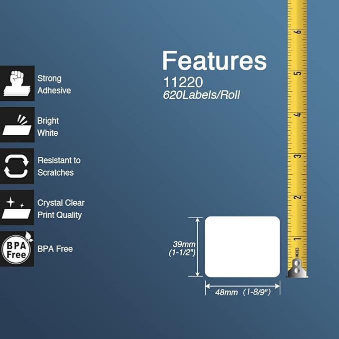 BETCKEY - White Food Labels Replacement - Image 2