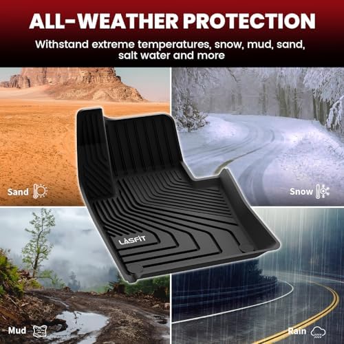 LASFIT Floor Mats for Volvo XC60 2018-2026 Gas 5-Seat Only, with Cargo Mat - Image 2