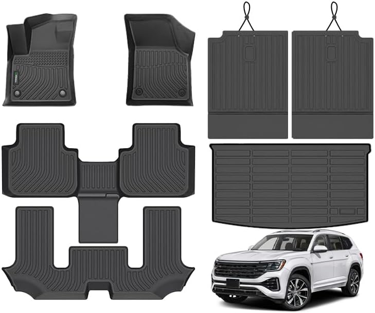 ANBINGO® Floor Mats & Cargo Liner for Atlas 2018-2026 6 Passenger by ANBINGO
