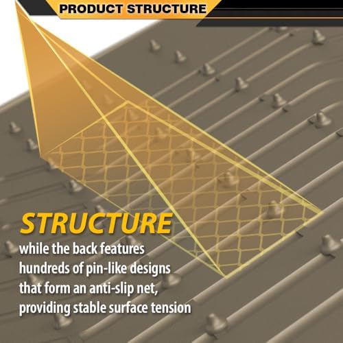 G-PLUS TPE Floor Mats Fit Dodge Ram 1500 1994-2001/Ram 2500 3500 1994-2002 - Image 4