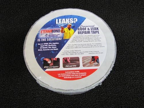 EternaBond RoofSeal White 3" x50' MicroSealant UV Stable RV Roof Seal Repair Tape | 35 mil Total Thickness - EB-RW030-50R - One-Step Durable, Waterproof and Airtight Sealant by ETERNABOND