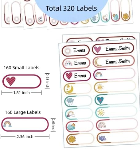 Laminating Waterproof Water Bottle Labels - Write-on Daycare Stickers - Image 2