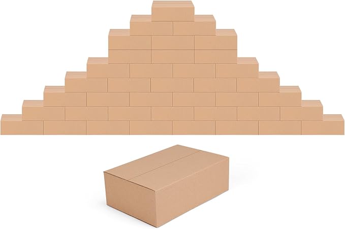 EdenseeLake 40 Pack 9x6x3 inches Shipping Boxes Small Cardboard Boxes by Edenseelake