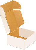 50 Pack Small Shipping Box, Corrugated Mailer, Wonfer Cardboard Box by Wonfer